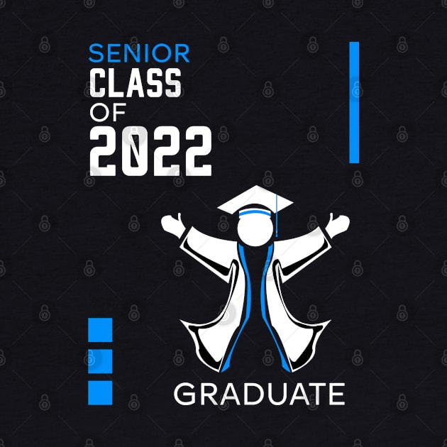 Proud graduation class of 2022 blue by HCreatives